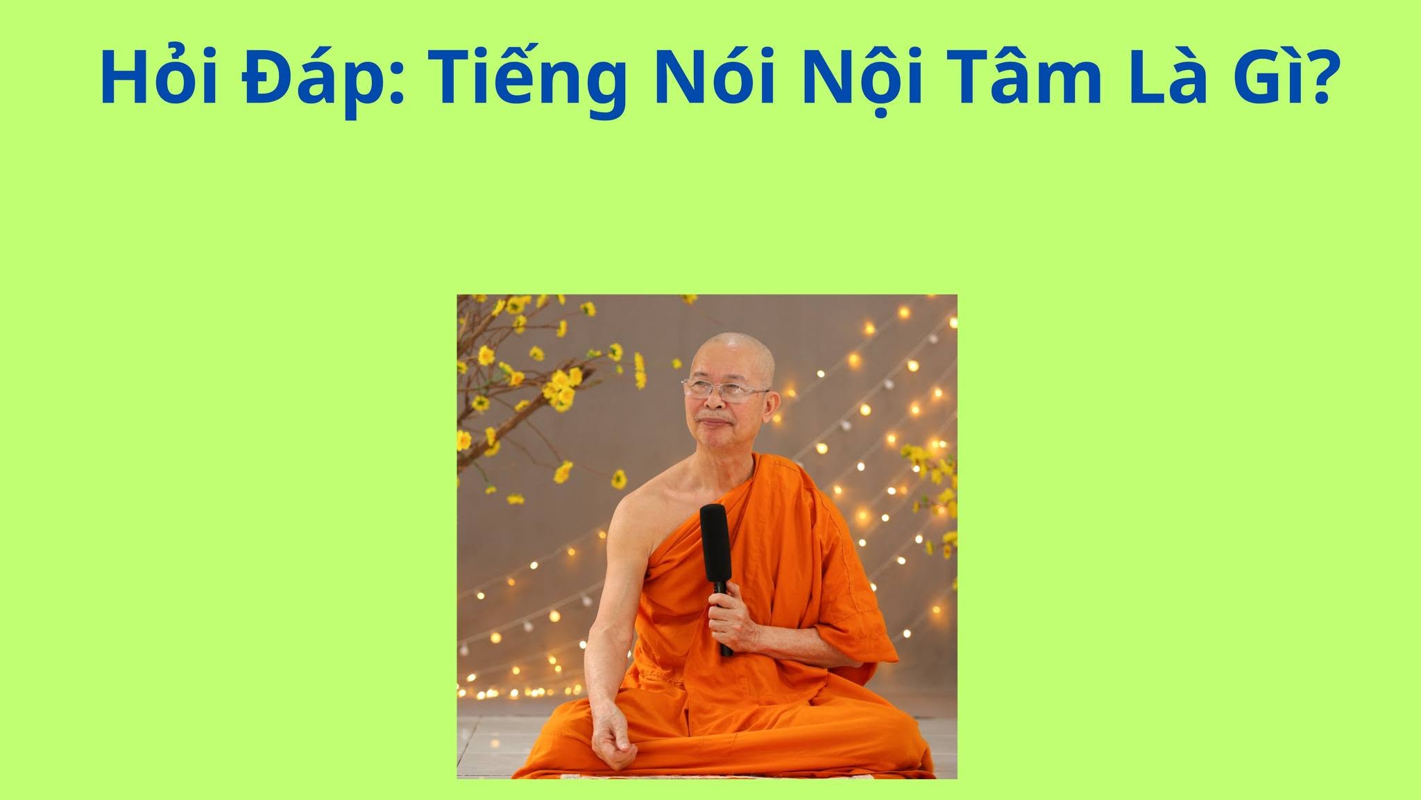 Tiếng nói nội tâm là gì?
