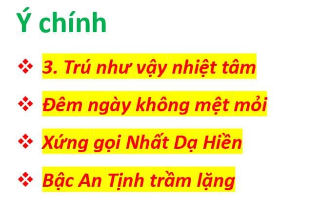 Vì sao lại là bậc “An Tịnh Trầm Lặng” chứ không phải là Bậc “Vui Vẻ Hạnh Phúc” ?