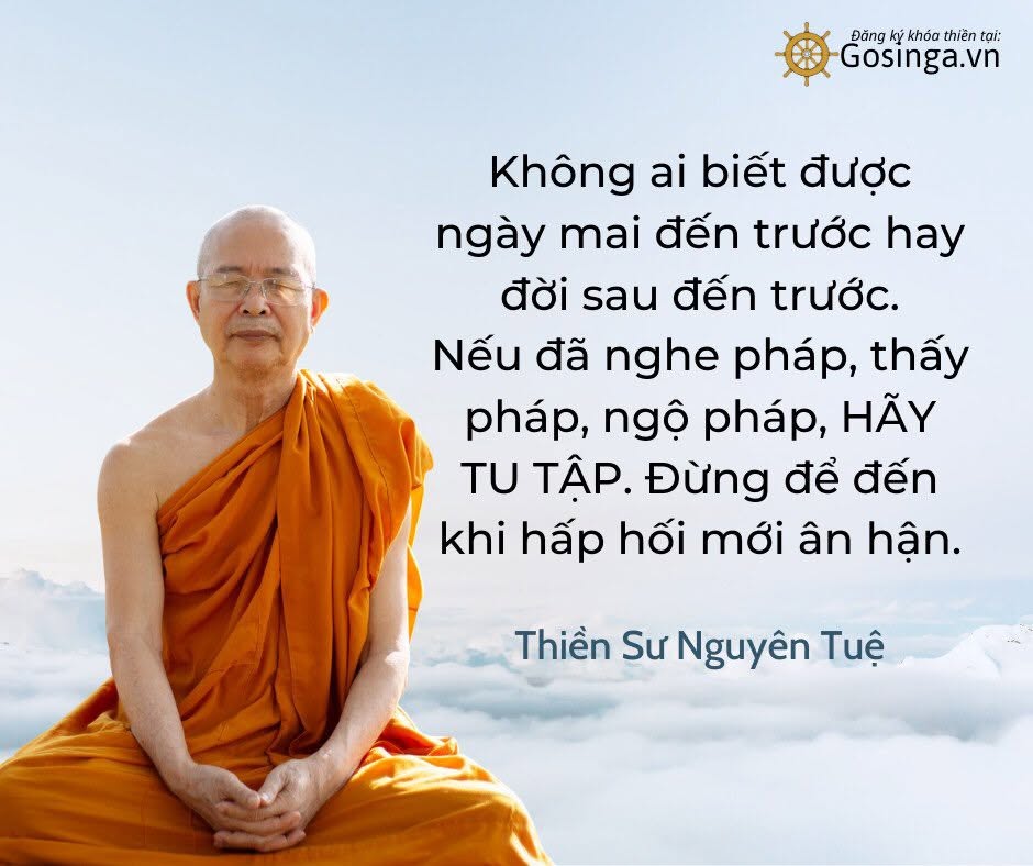 Lời dặn dò của Thiền sư khi về nhà tu tập